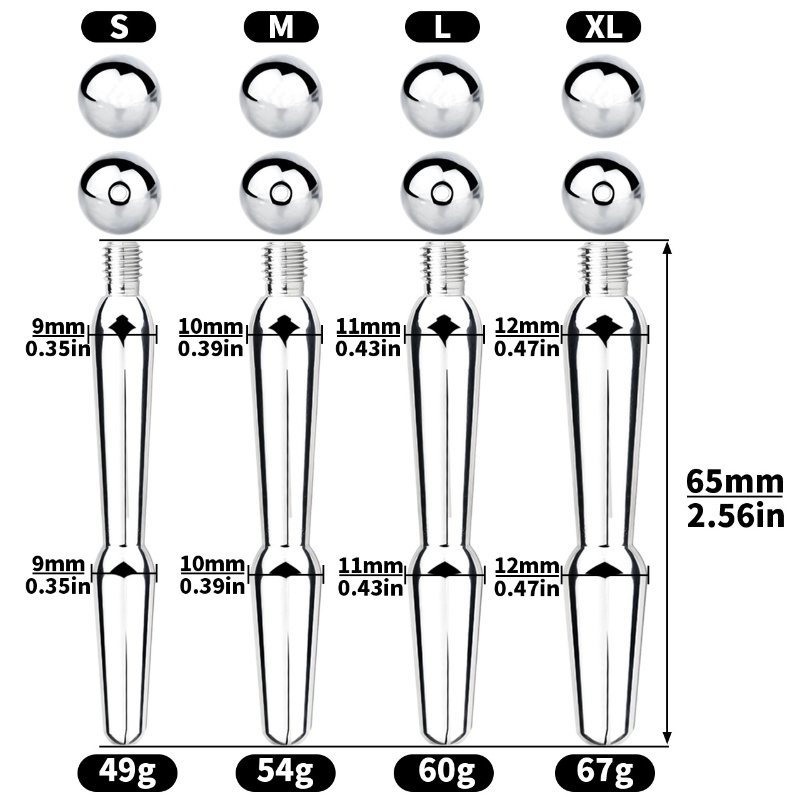 Precision Hollow Urethral Soudning Penis Plug-WeLovePlugs