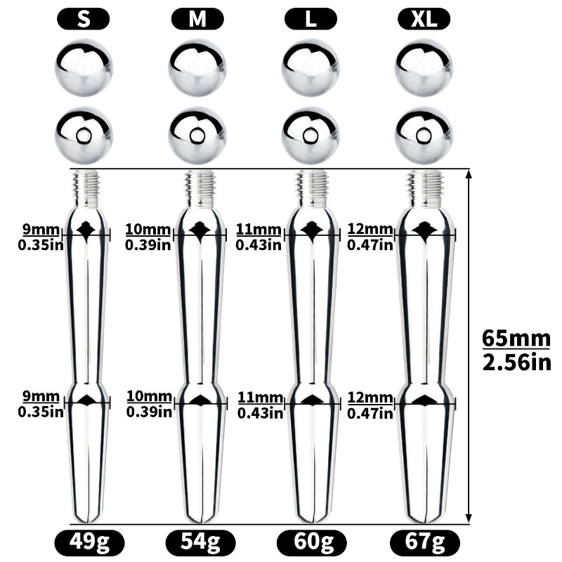 Precision Hollow Urethral Soudning Penis Plug-WeLovePlugs