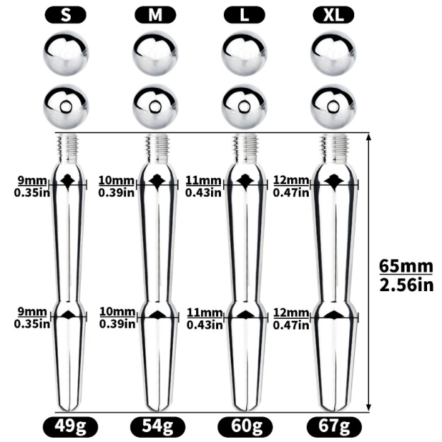 Precision Hollow Urethral Soudning Penis Plug-WeLovePlugs