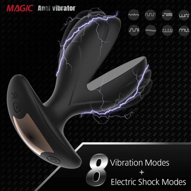 Waterproof Silicone Remote-Control Vibrating Anal Plug - image 5