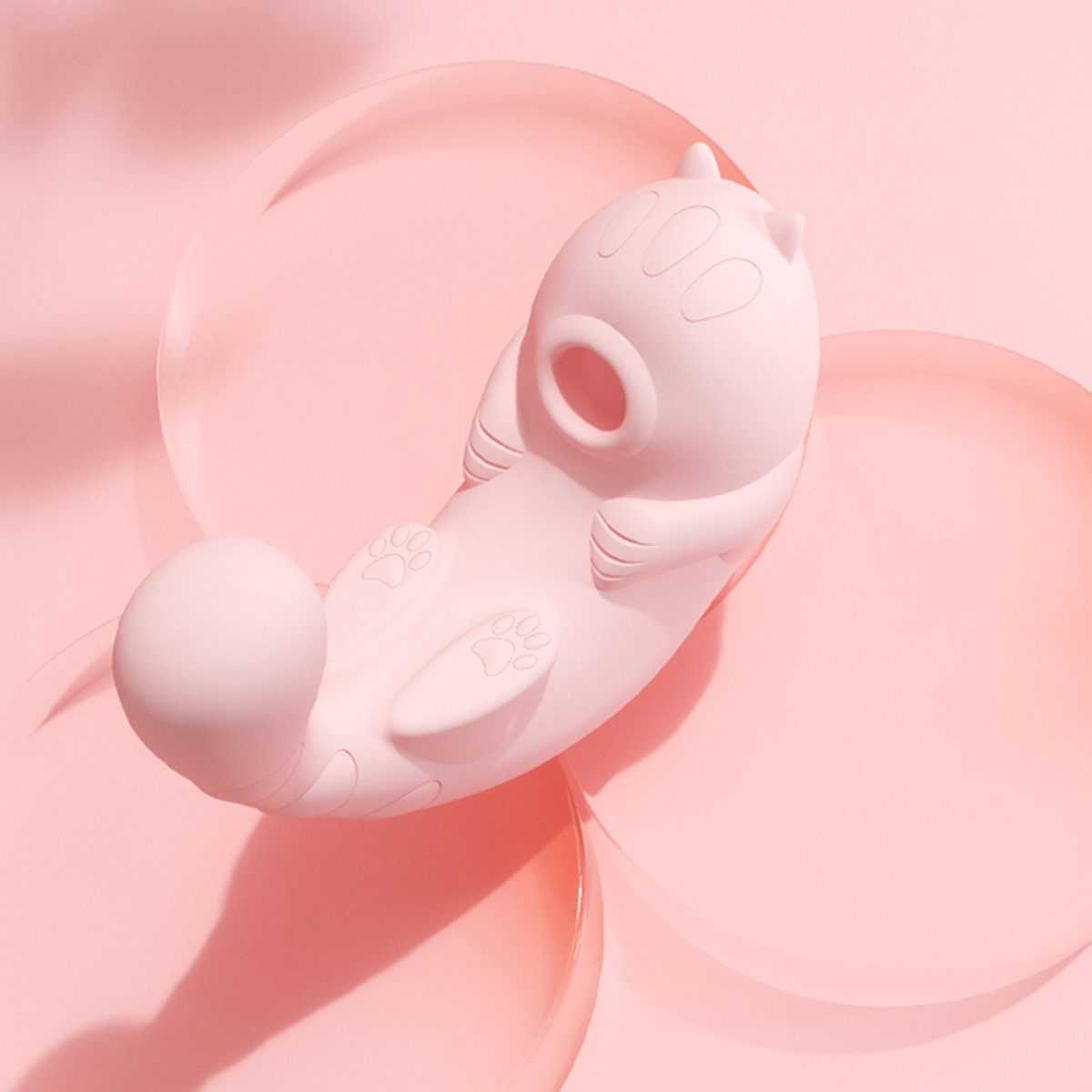 Smart Kitty App-Control Suction Vibrator - Pink - image 4