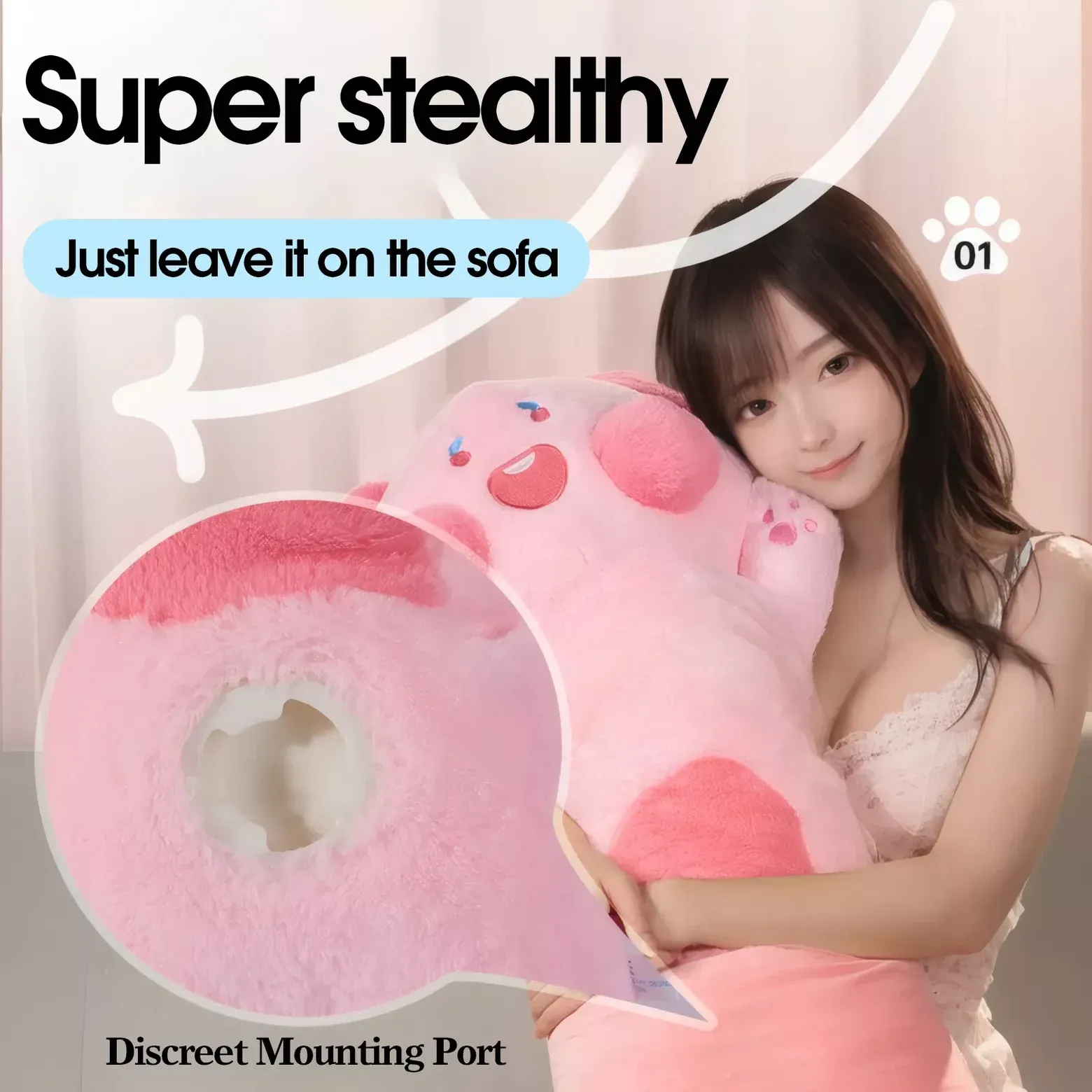 Plush Kitty Companion Pillow - image 1