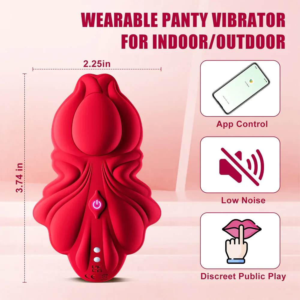 Wearable Panty Vibrator Mini Vibrators with APP Remote Control