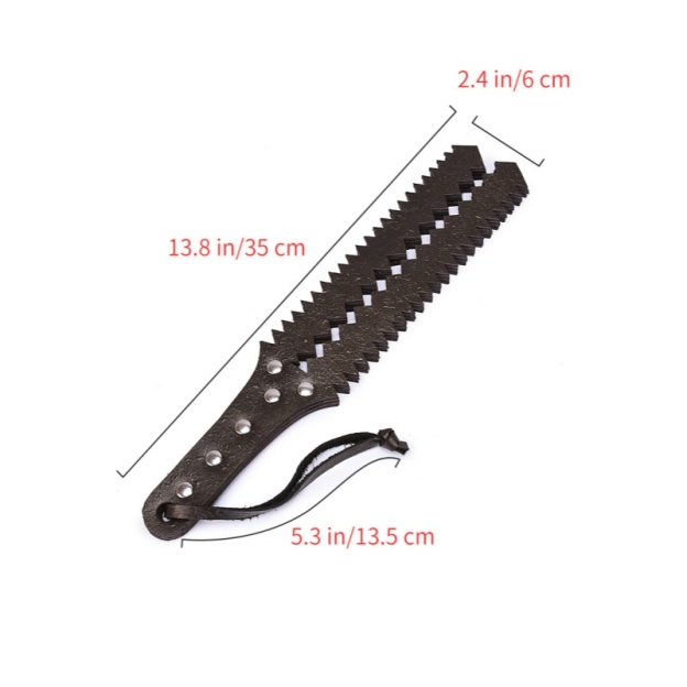 Serrated Faux Leather Flogger - image 6