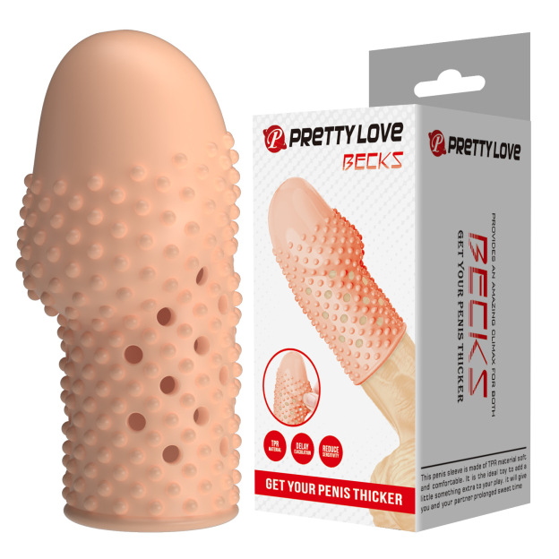 PRETTYLOVE Becks Penis Sleeve - Natural Skin Tone - image 5