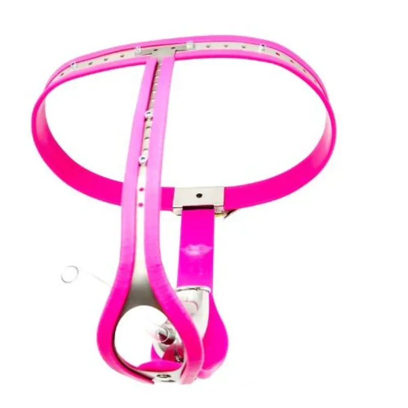 Sissy Lock Steel Chastity Belt with Urethral Sounder-WeLovePlugs