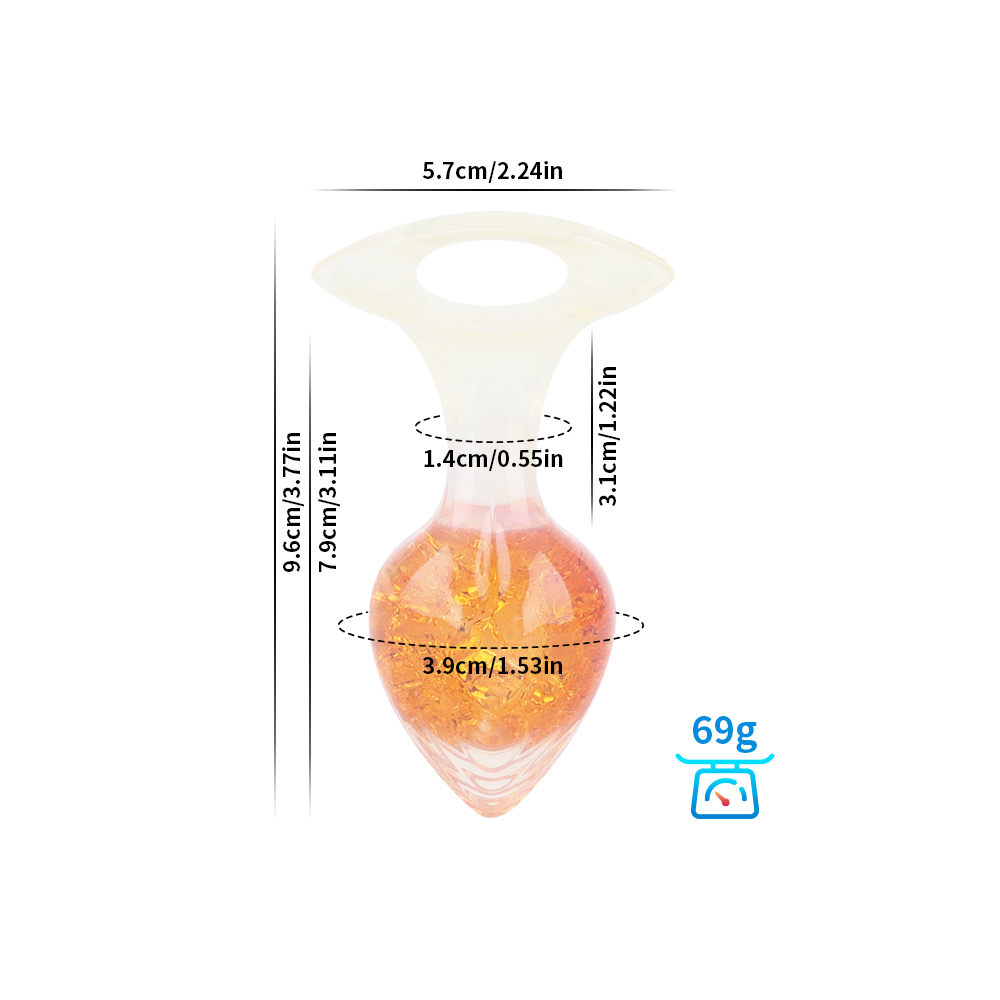 Crystalix Silicone Anal Plug-WeLovePlugs