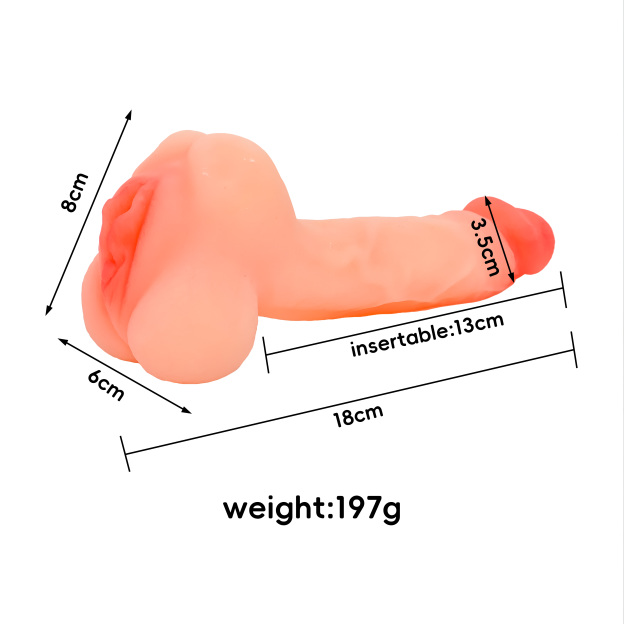 Kinky Penis Masturbator – Realistic Cock Pocket Pussy-WeLovePlugs