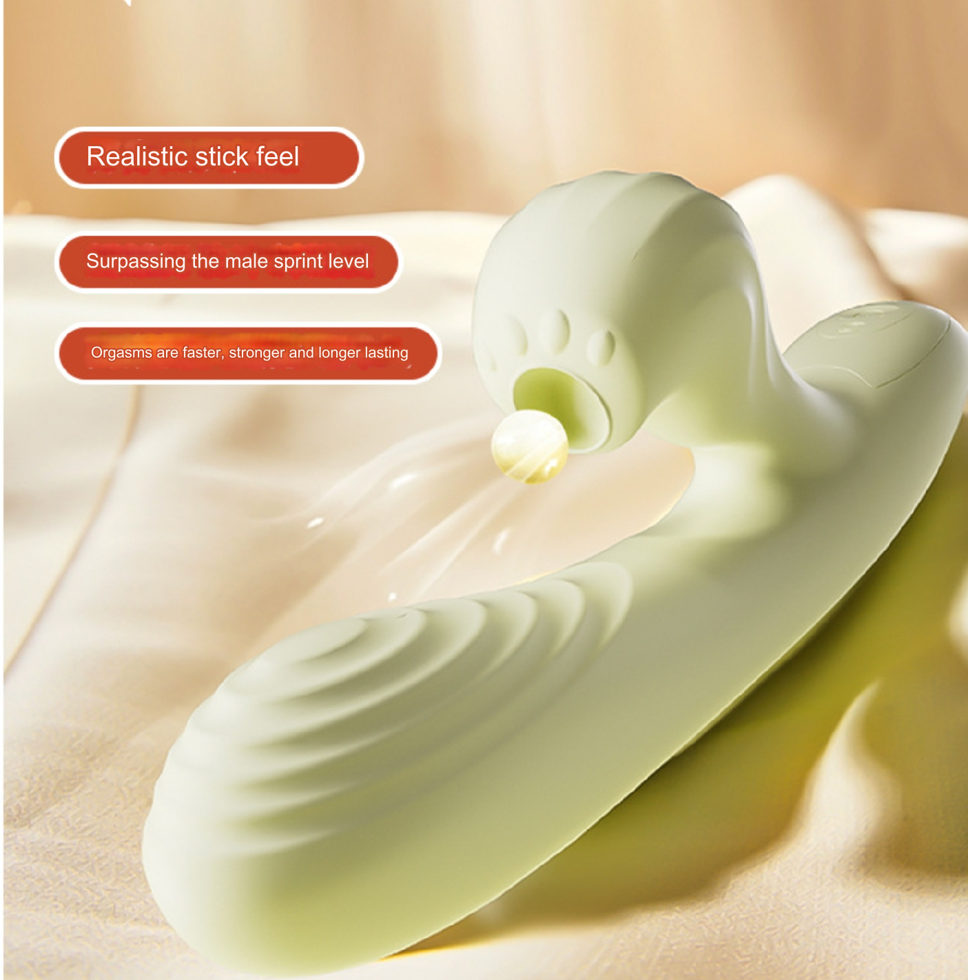 Retractable Vibrating Suction Heating Massager For Women's Masturbation -WeLovePlugs