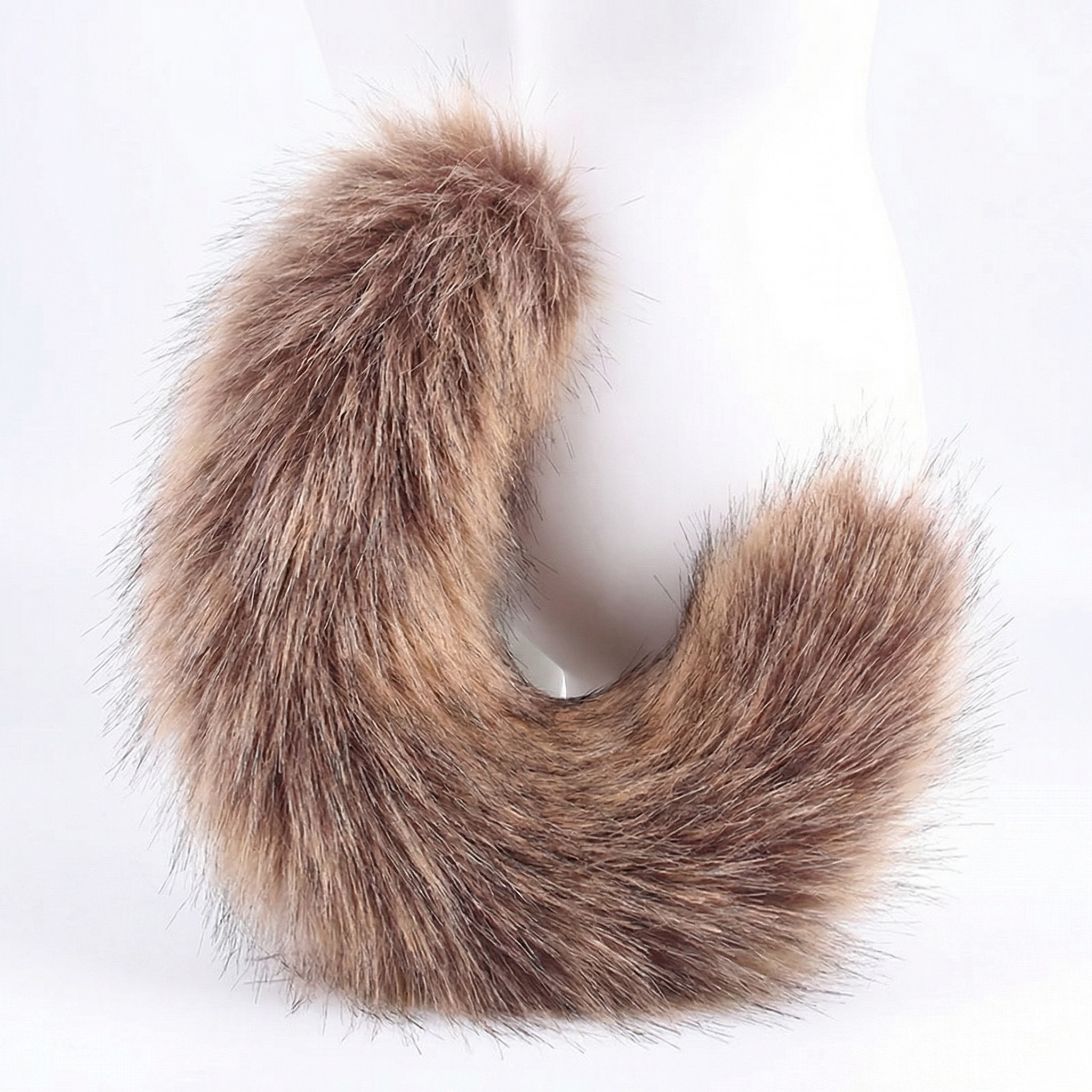 Brown Fox Tail Butt Plug • 18.1 Inch Tail - image 12