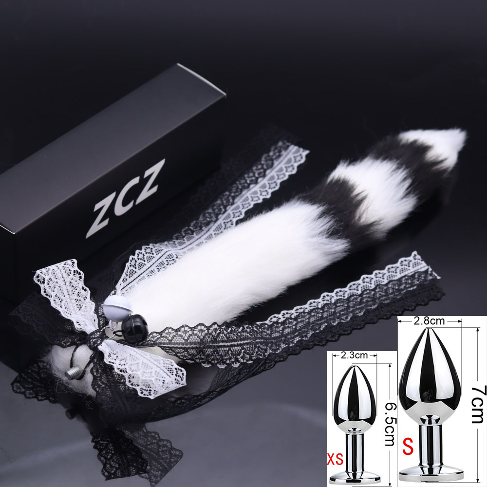 15.7'' Playful Tail Butt Plug With Ribbon Accent-WeLovePlugs