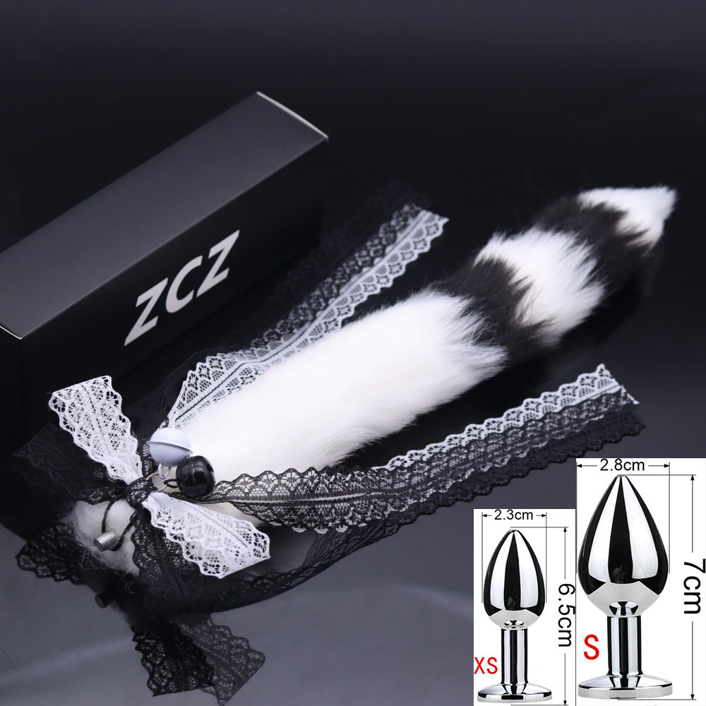 15.7'' Playful Tail Butt Plug With Ribbon Accent-WeLovePlugs