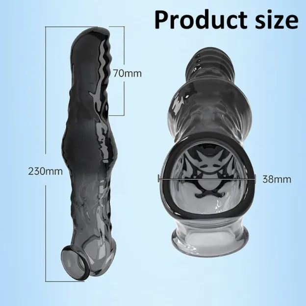 Penis Sleeve Extensions with Vibration -WeLovePlugs