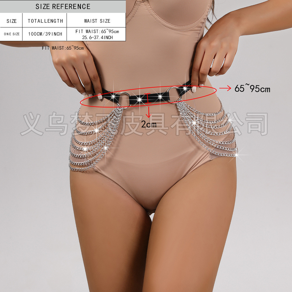 DuoVeil Corse Lingerie Harness Chain-WeLovePlugs