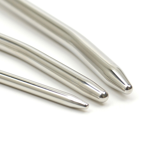 Male Urethral Beads Sound Stainless Steel Urethral Plug 4mm-12mm 