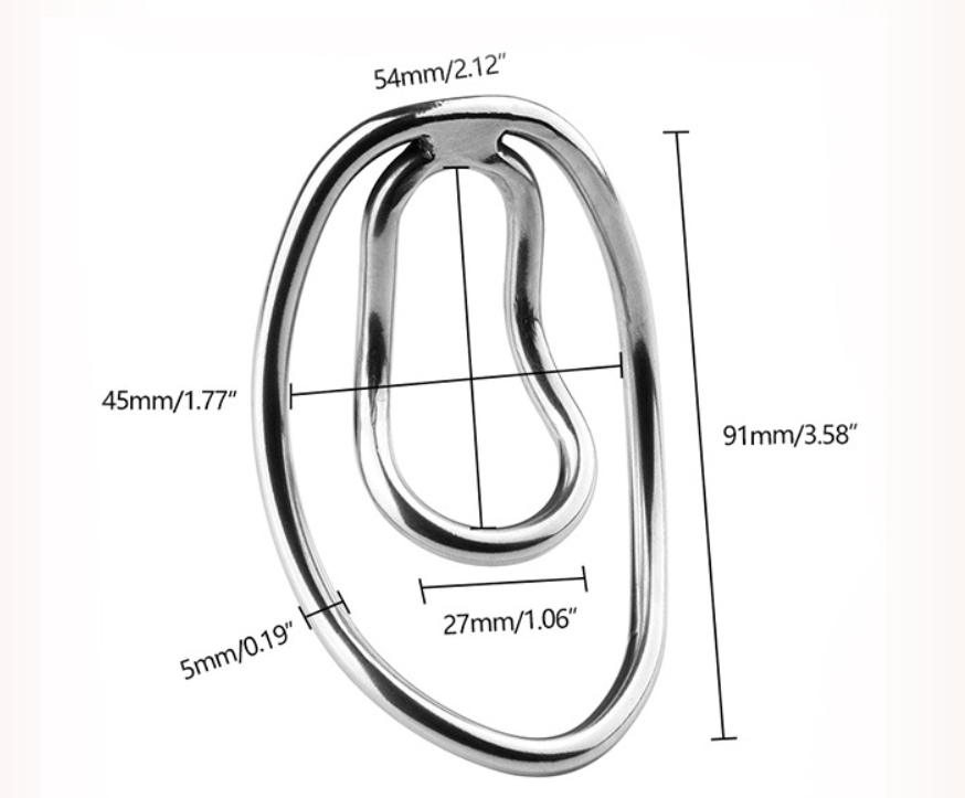 Metal Skeleton Foreskin Clip Penis Clamp Toy Sissy Foreskin Clip-WeLovePlugs