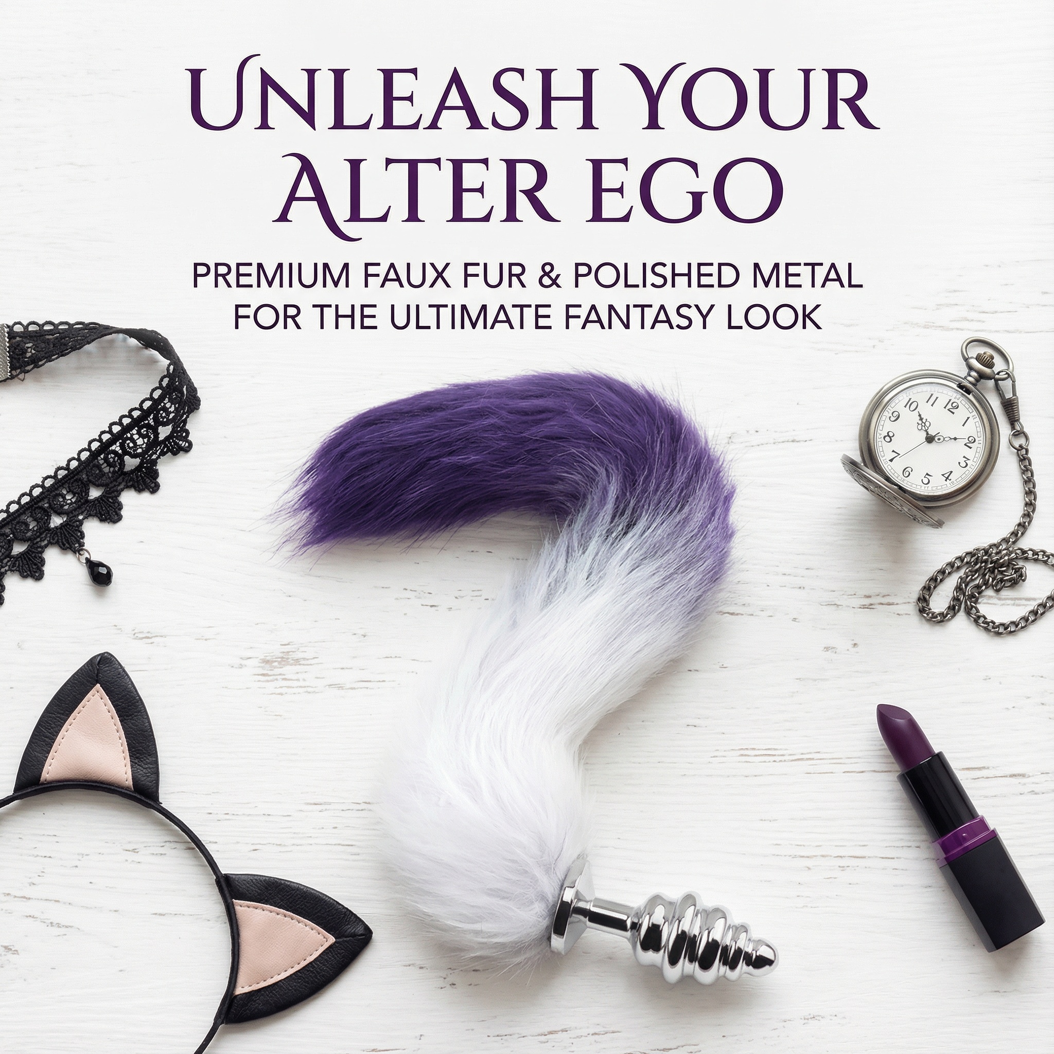 Smooth Long Fox Tail Flirting butt plug - image 9