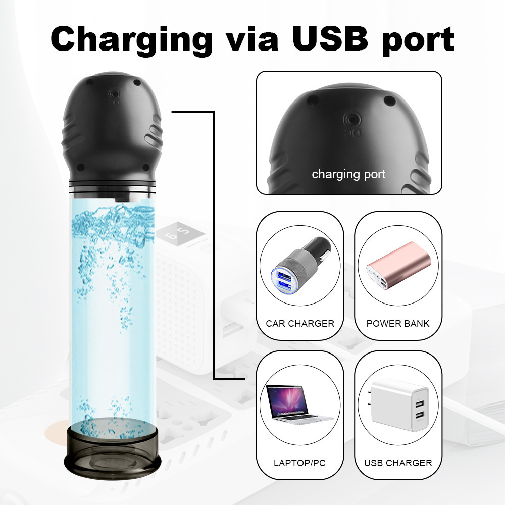 Male Penis Enhancement Pump & Masturbation Cup - Vacuum Erection System-WeLovePlugs