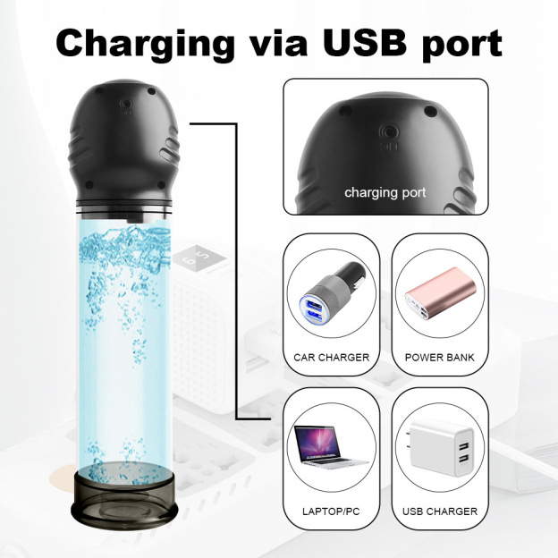 Male Penis Enhancement Pump & Masturbation Cup - Vacuum Erection System-WeLovePlugs