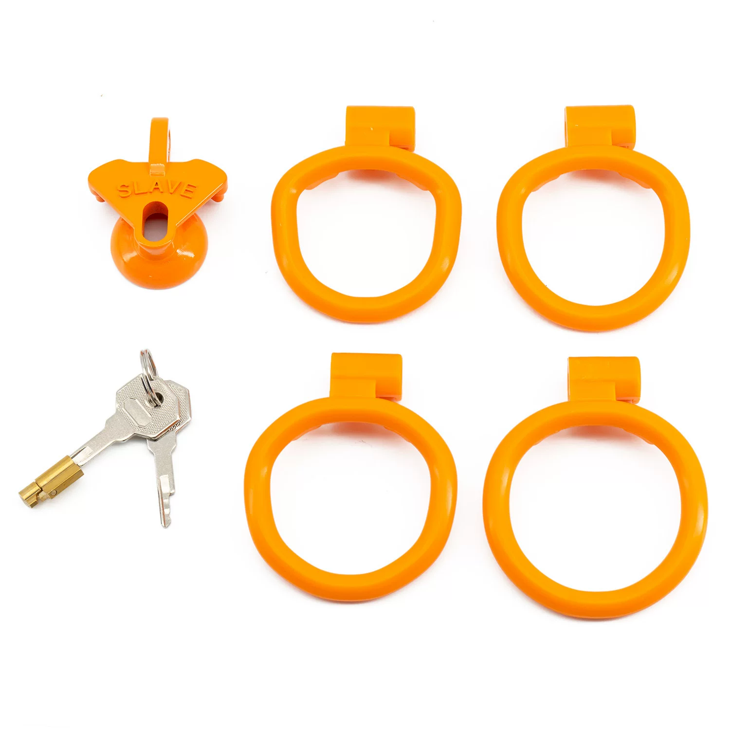 Lightweight Negative  Chastity Cage - Orange - image 10