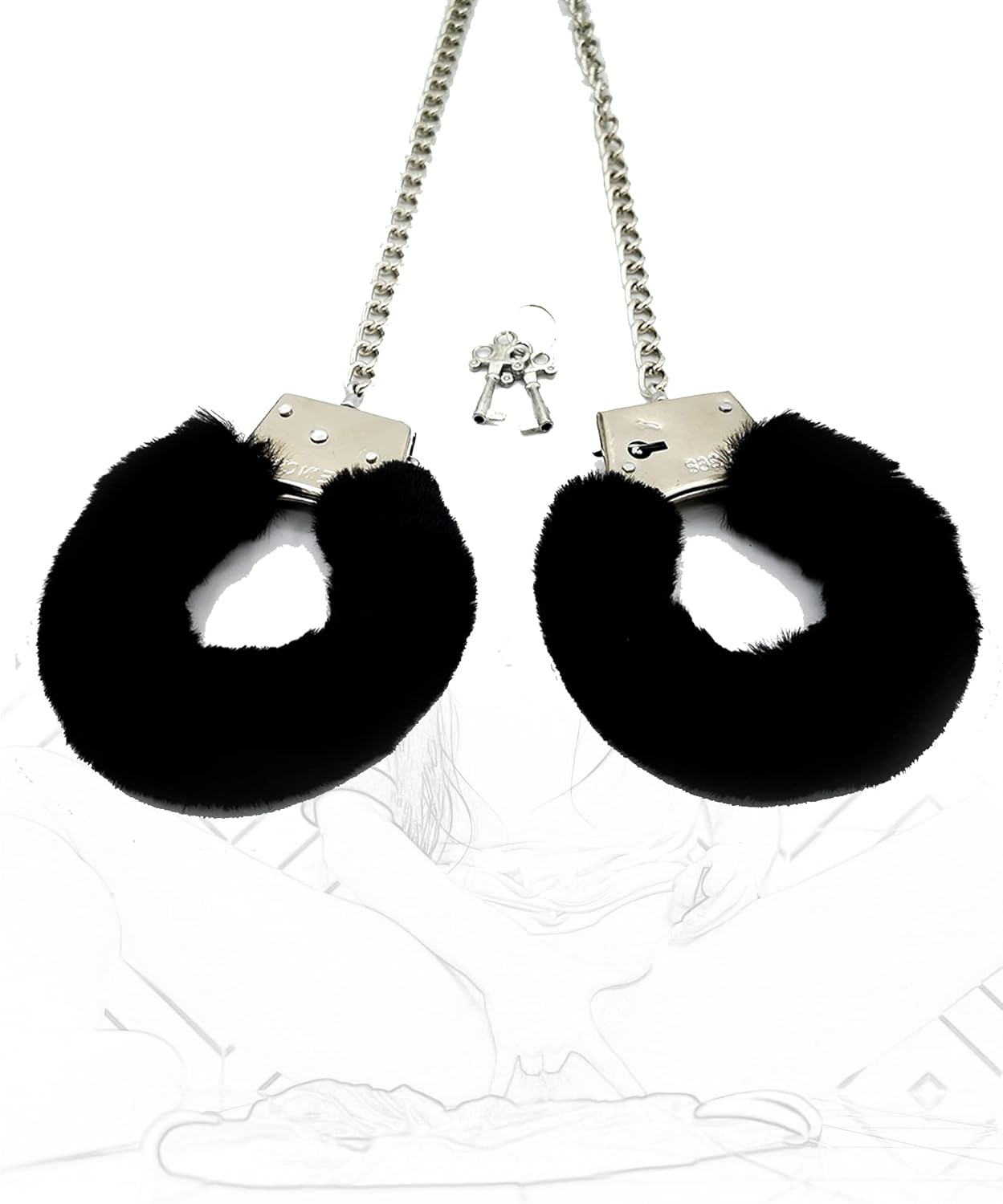 BDSM Handcuffs with Butt Plug