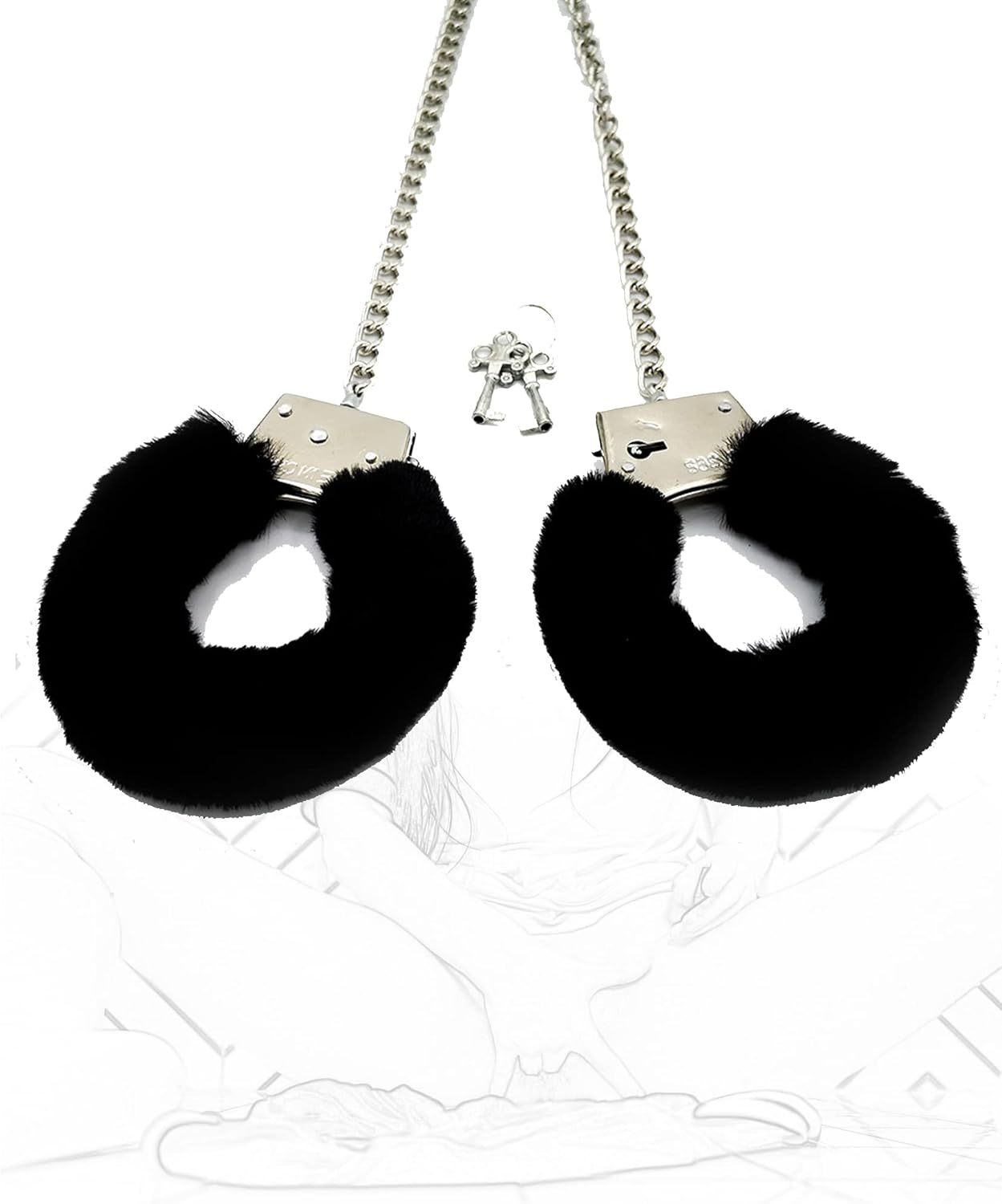 BDSM Handcuffs with Butt Plug
