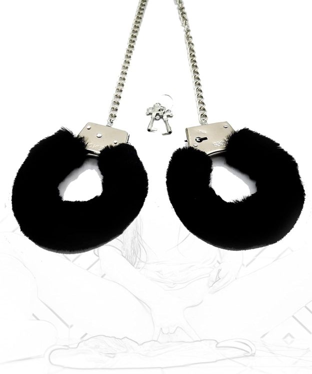BDSM Handcuffs with Butt Plug