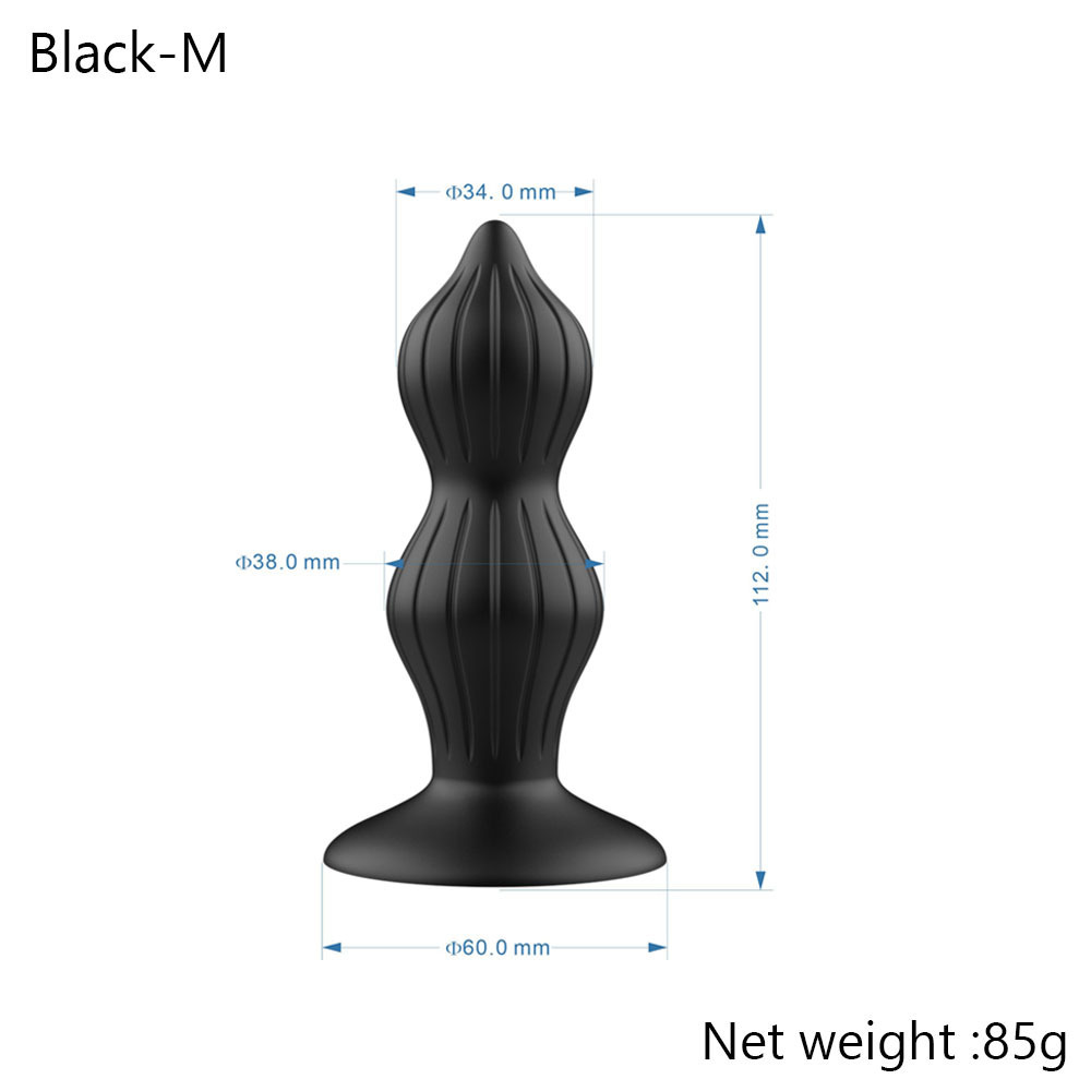 Beaded Style Silicone Anal Plug-WeLovePlugs