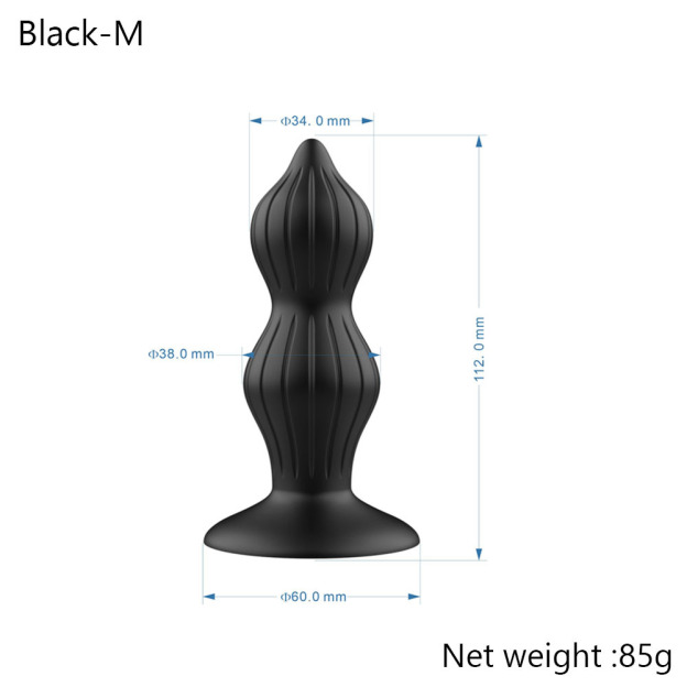 Beaded Style Silicone Anal Plug-WeLovePlugs