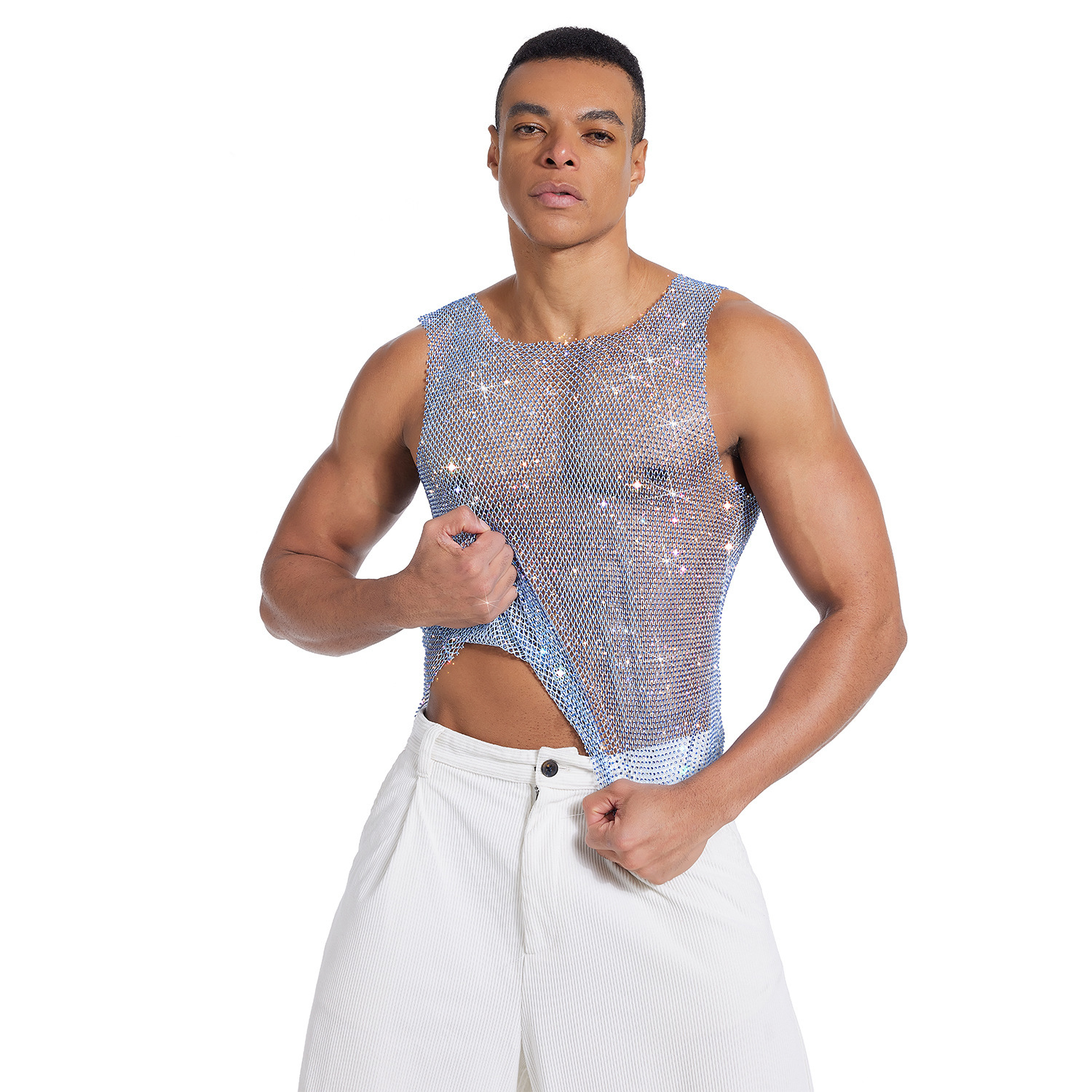 Starluxe Mesh Sparkle Top – Style H - image 8