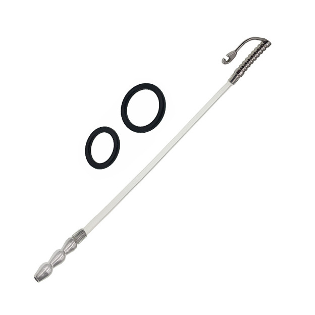 Stainless Steel Beginner Dilator 11'' with 1.18"/0.98" Rings-WeLovePlugs