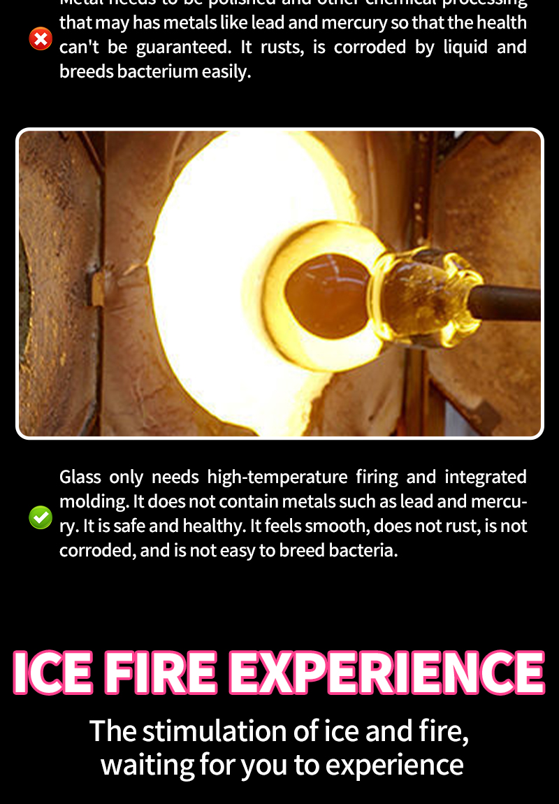 Crystalglow Glass Pleasure Anal Plug-WeLovePlugs