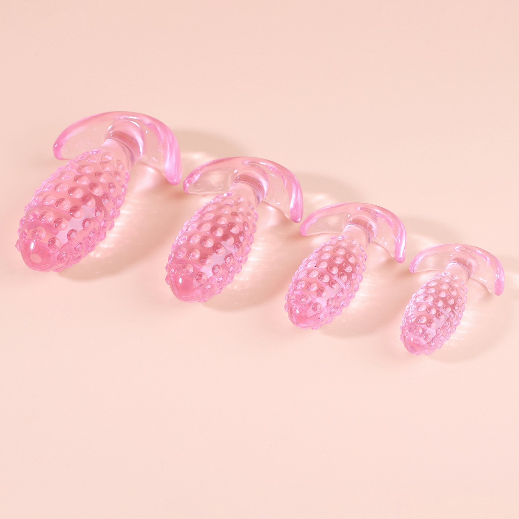 Pineapple Crystal Creative Beaded Butt Plug-WeLovePlugs