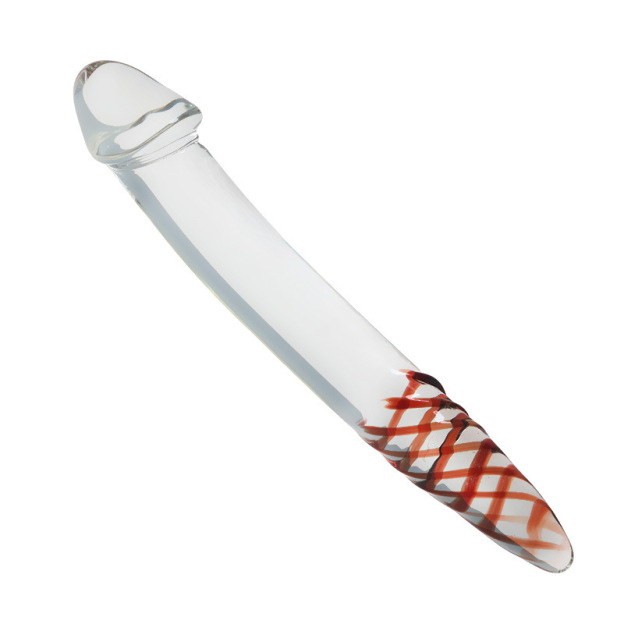 Elegant 9-Inch Glass Dildo with 1.5-Inch Diameter-WeLovePlugs