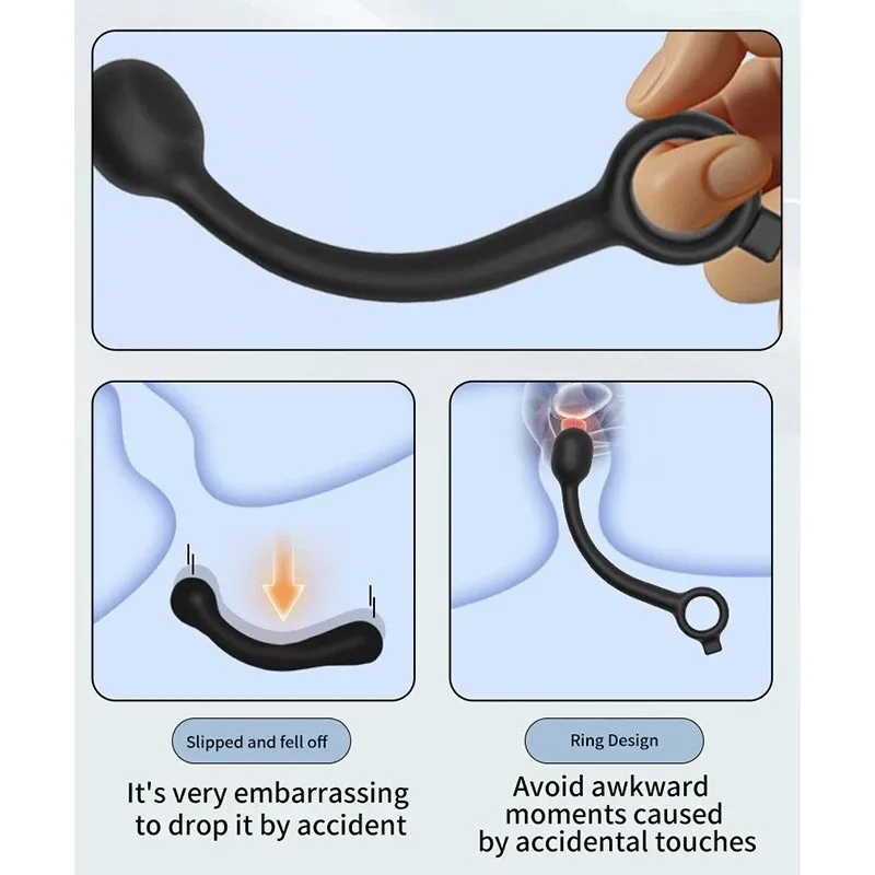 Electric Shock Prostate Massager With Hollow Ring - image 10
