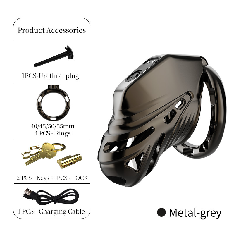 Electric Eel App-controlled Estim Chastity Cage - image 5