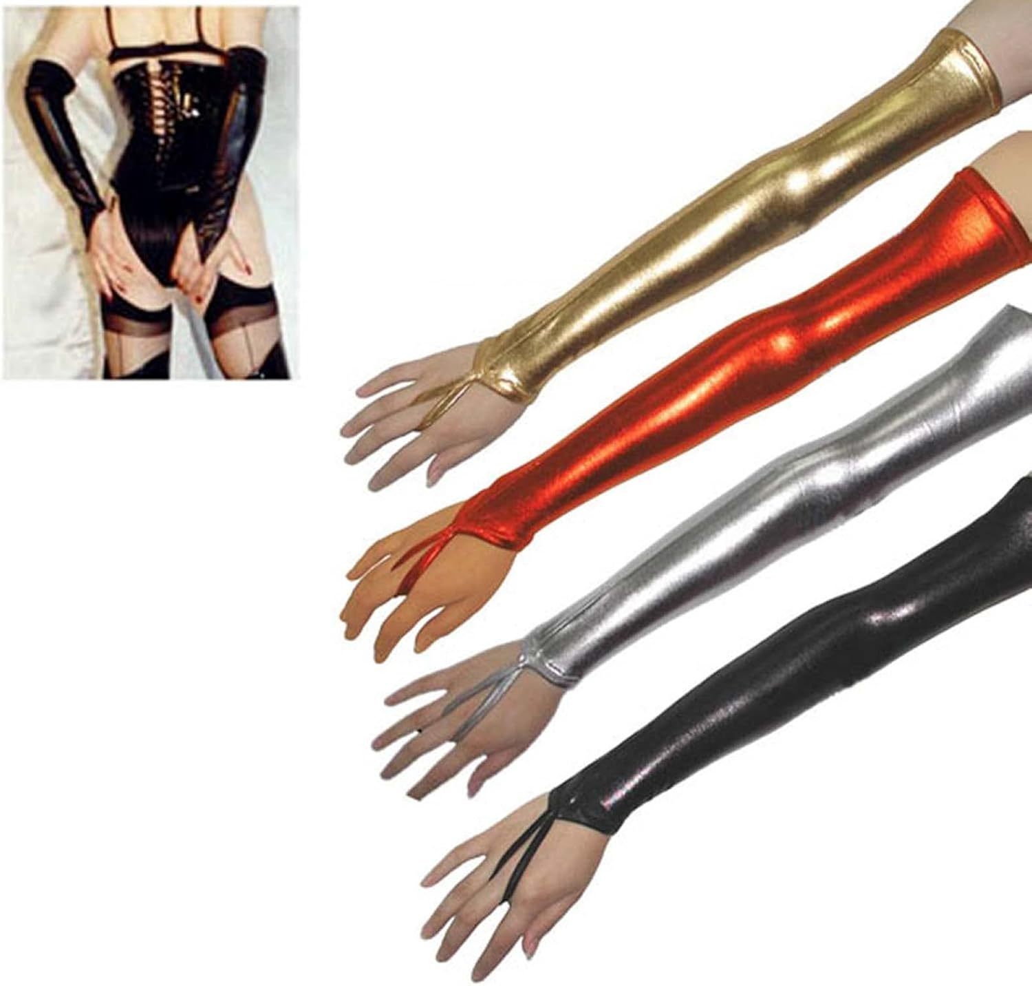 Nocturne Shine Costume Gloves