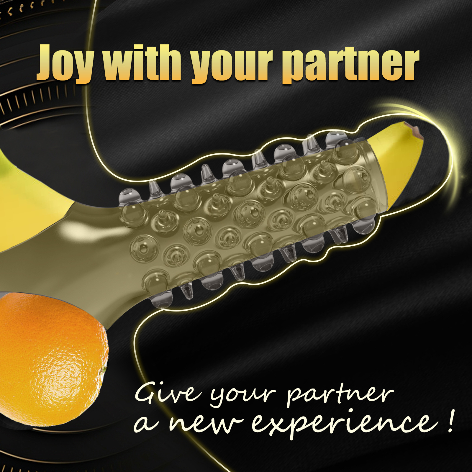 Beaded & Stretchy Bump-Textured Cock Ring for Longer-Lasting Performance-WeLovePlugs