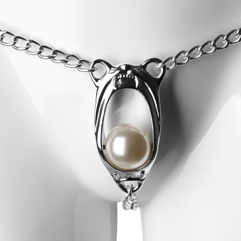 Women Chastity Belt Devices with Metal Lock-WeLovePlugs