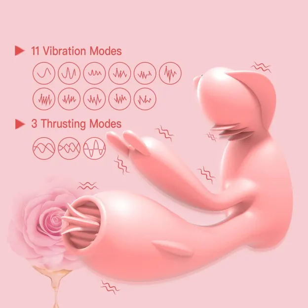 3-Motor Smart Rabbit Vibrator with App Control - image 6