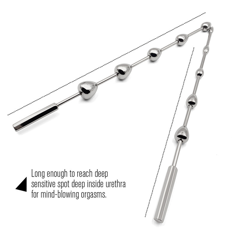Smooth Beads Urethral Sounding Dilator-WeLovePlugs