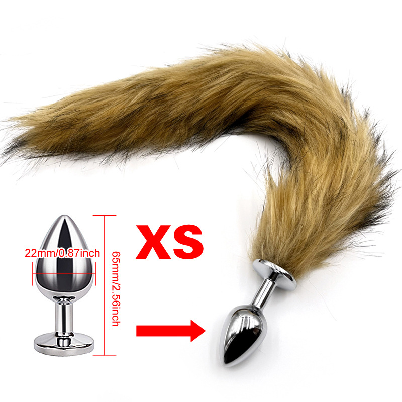 wolf anal plug Grey Wolf Tail Butt Plug with Ears main image 0