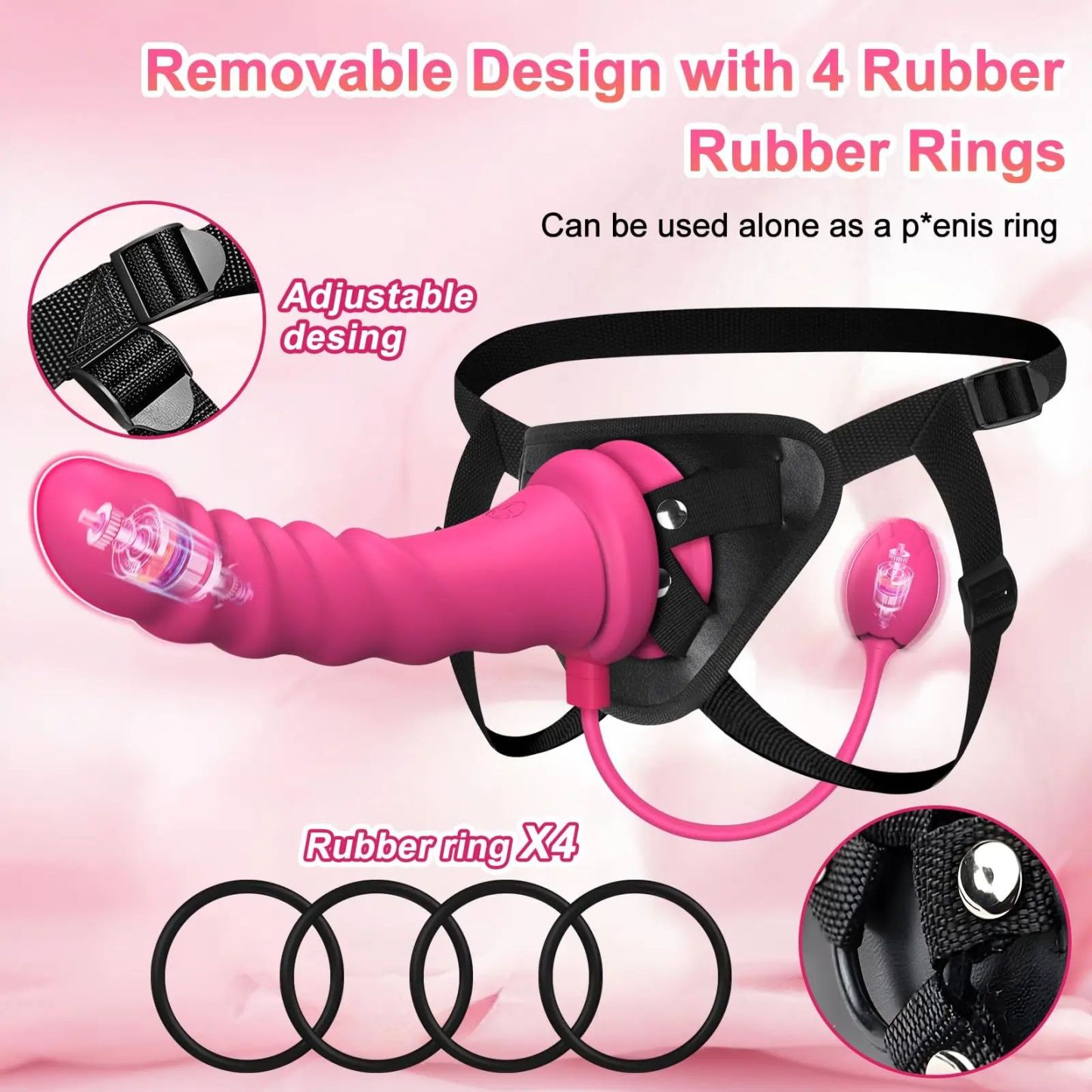 App-Controlled Strapless Strap-On with Anal Plug-WeLovePlugs