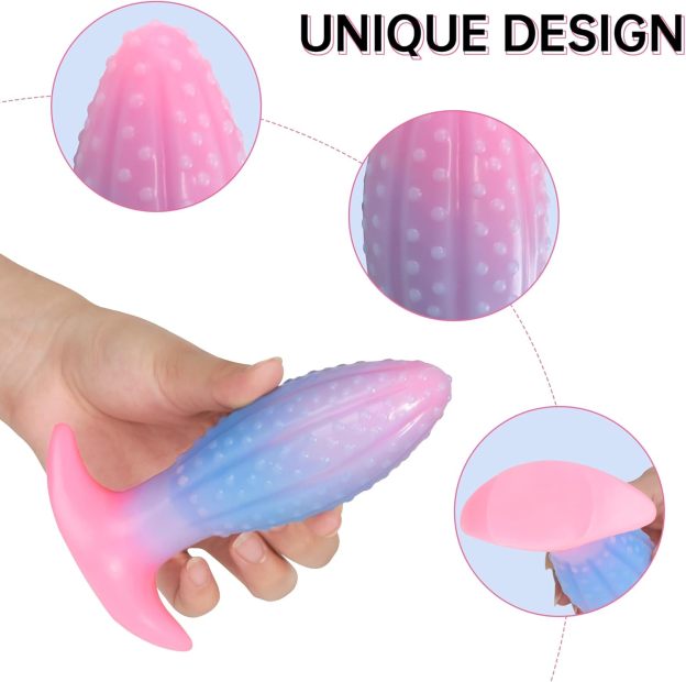 Glowing Oval Beads Anal Plug-WeLovePlugs