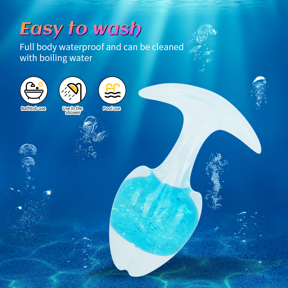 Crystal Vault Glass-Embedded Silicone Plug