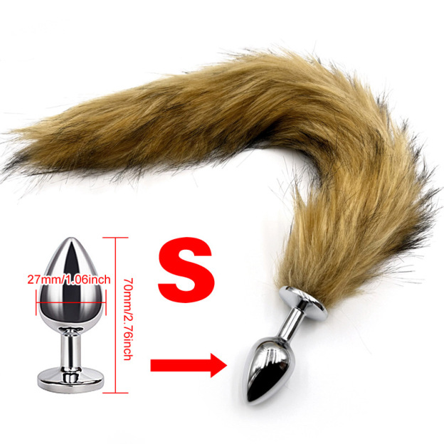 Fluffy Fantasy Animal Fox Wolf Tail Butt Plug-WeLovePlugs