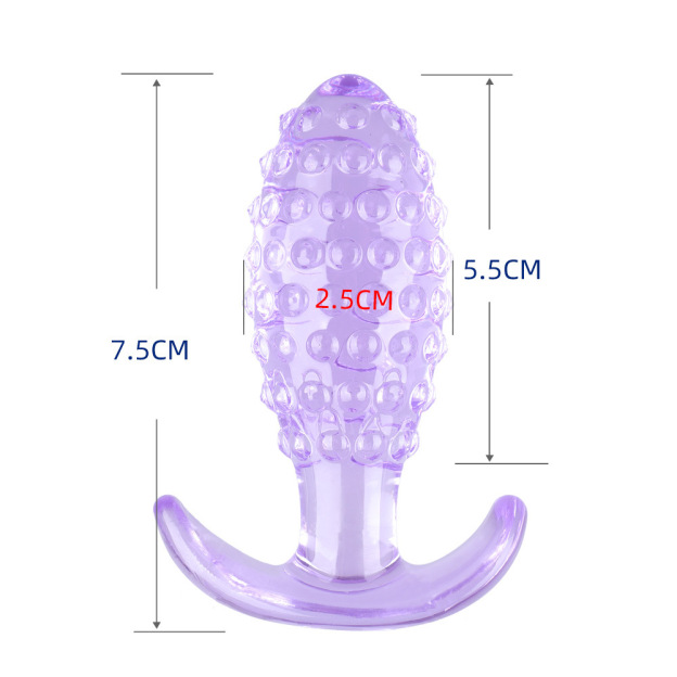 Pineapple Crystal Creative Beaded Butt Plug-WeLovePlugs