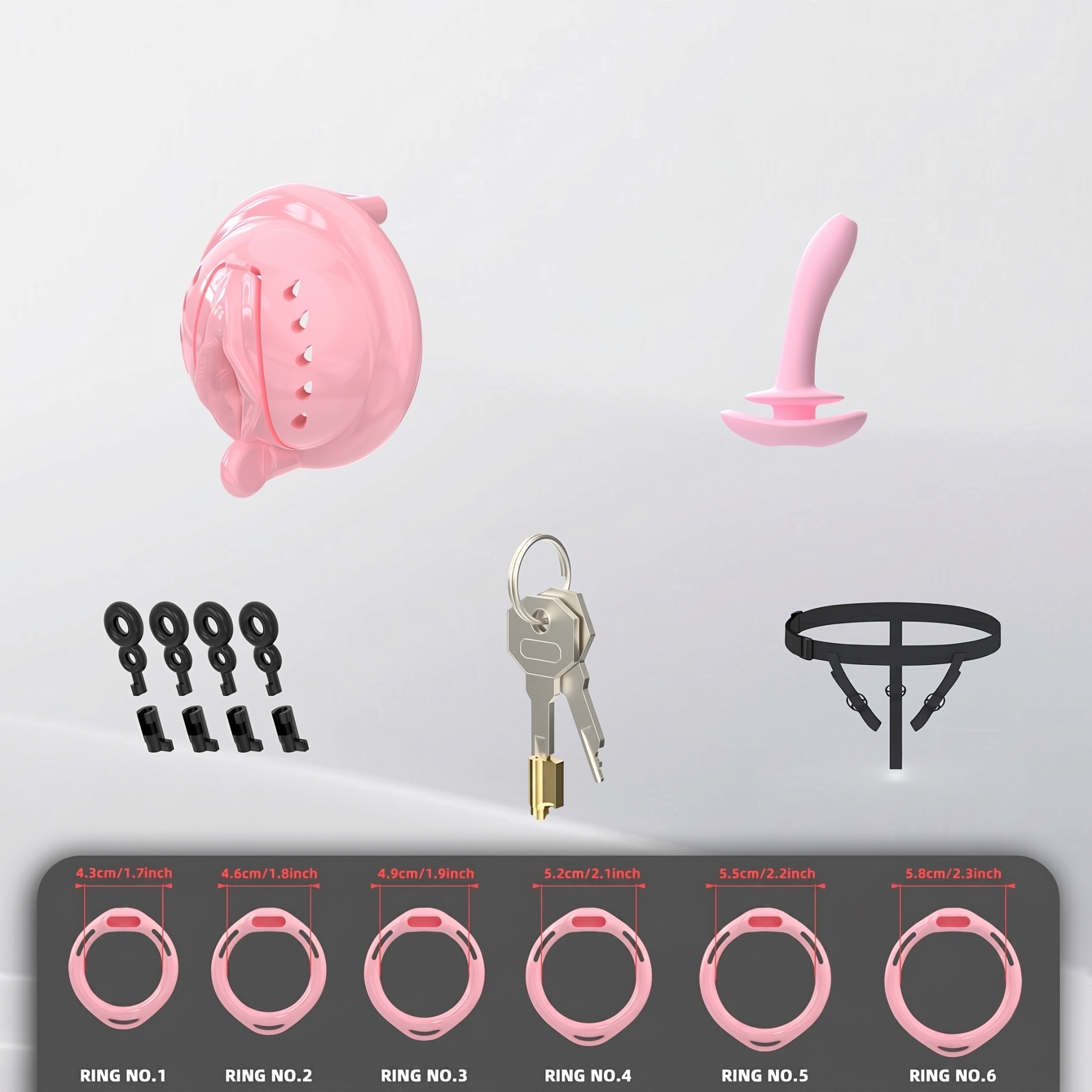 Aegis Flex Magnetic Silicone Chastity Cage - Pink - image 10
