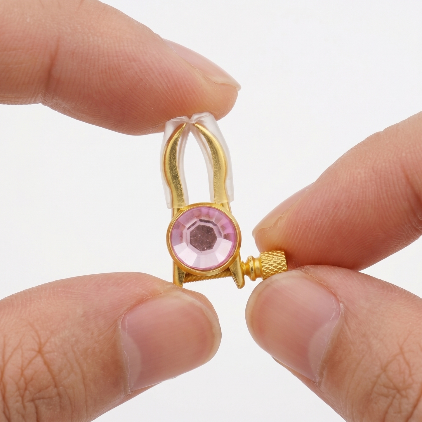 Crystal Base Adjustable Nipple Clamp - image 15