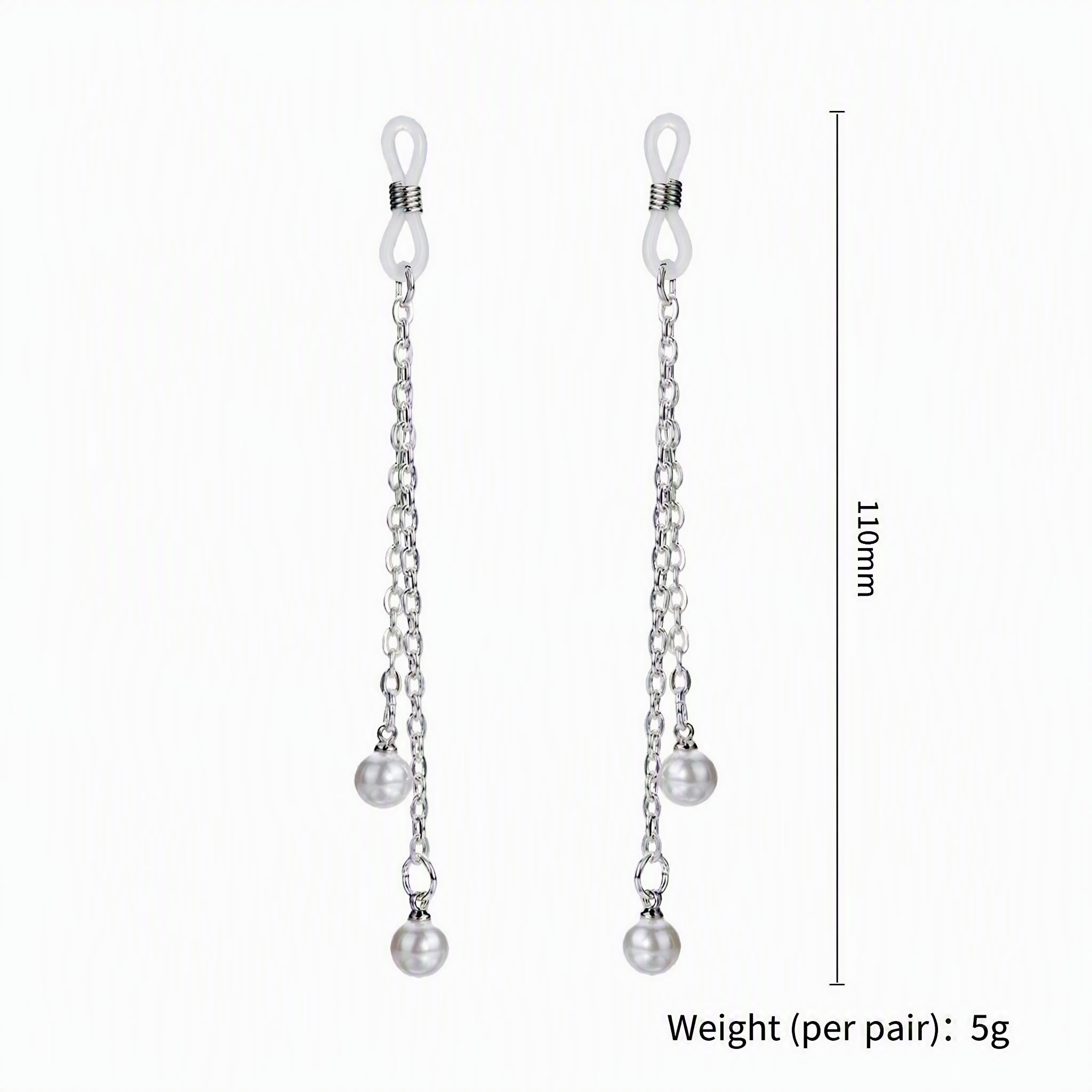Dual-layer Silver Chain Body & Daily Nipple Accessory - B - image 6